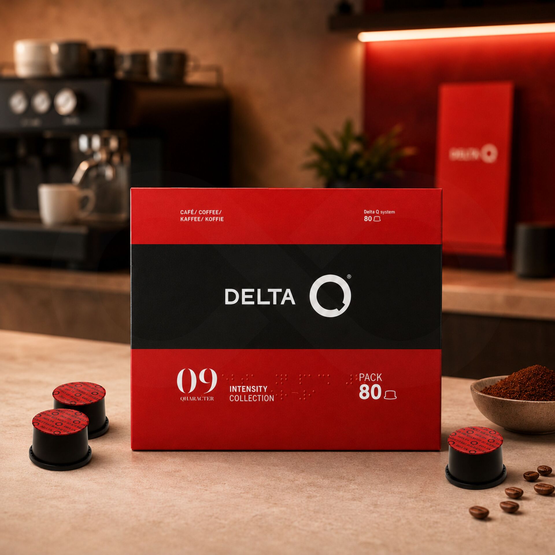 DELTA Q® Cápsulas Delta Q Qharacter Pack 80 un.
