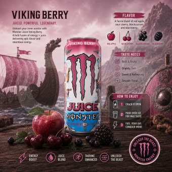 MONSTER ENERGY® Viking Berry 500ml