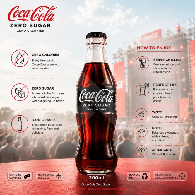 COCA-COLAŽ Zero 200ml