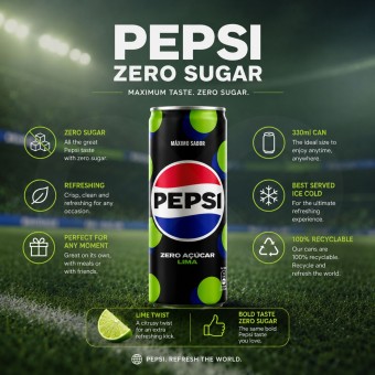 PEPSIŽ Zero Limoen 330ml