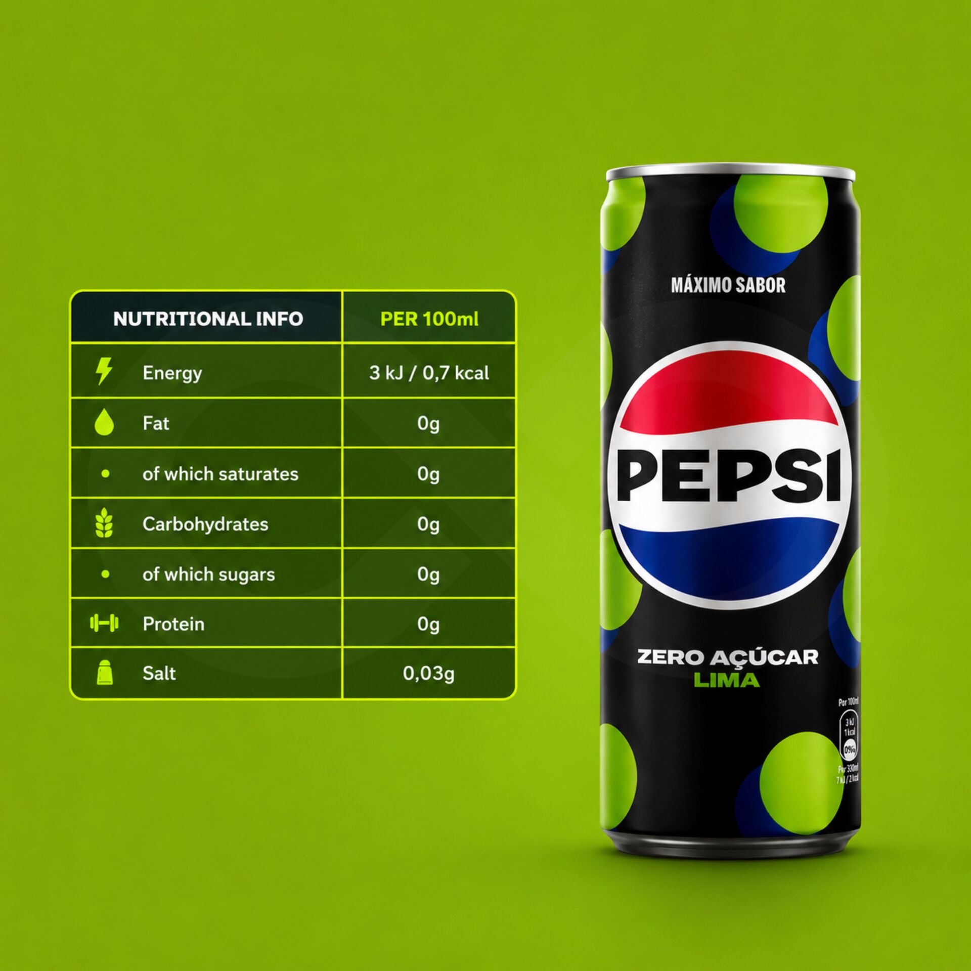 PEPSIŽ Zero Limoen 330ml