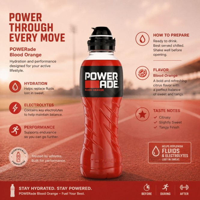 POWERADE® Blood Orange 500ml
