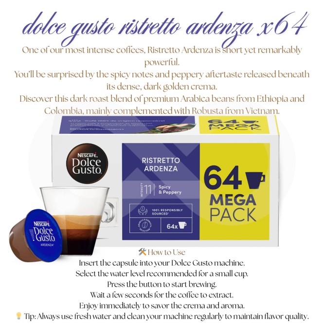 DOLCE GUSTO� Dolce Gusto Capsules Ristretto Ardenza 64 un.