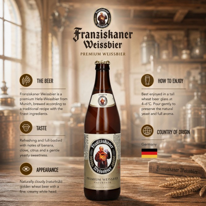 FRANZISKANER® Cerveja 500ml