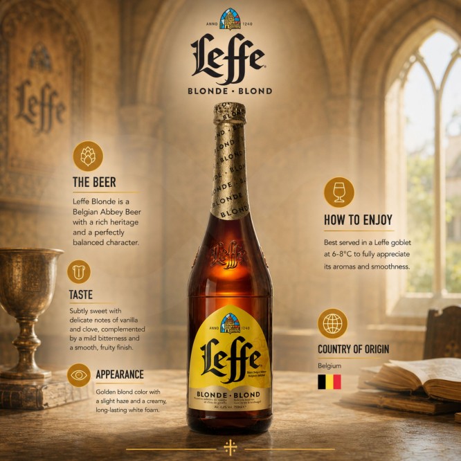 LEFFE® Bier Blonde 750ml