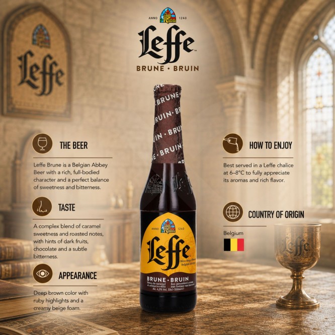 LEFFE® Brune Bier 330ml