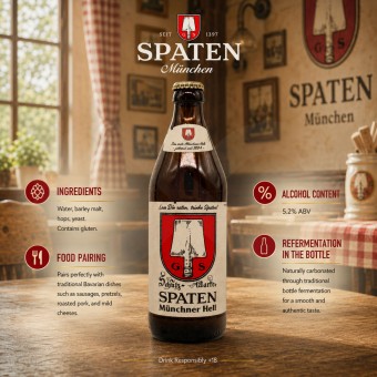 SPATEN® Munchner Hell Bier 500ml