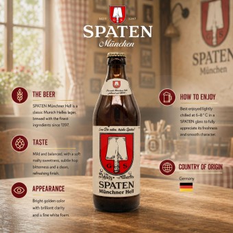 SPATEN® Munchner Hell Bier 500ml