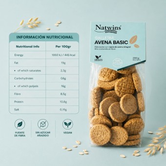 NATWINS® Bolacha Aveia 200g