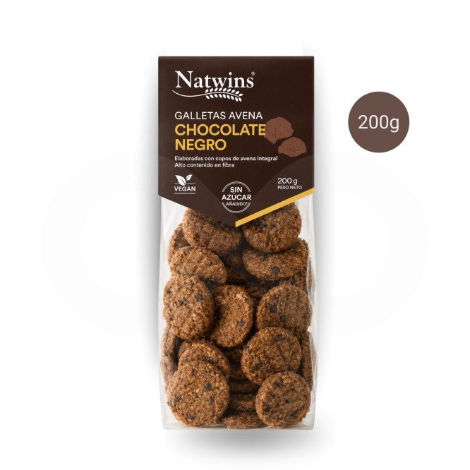 NATWINS� Biscotti al Cioccolato Fondente 200g
