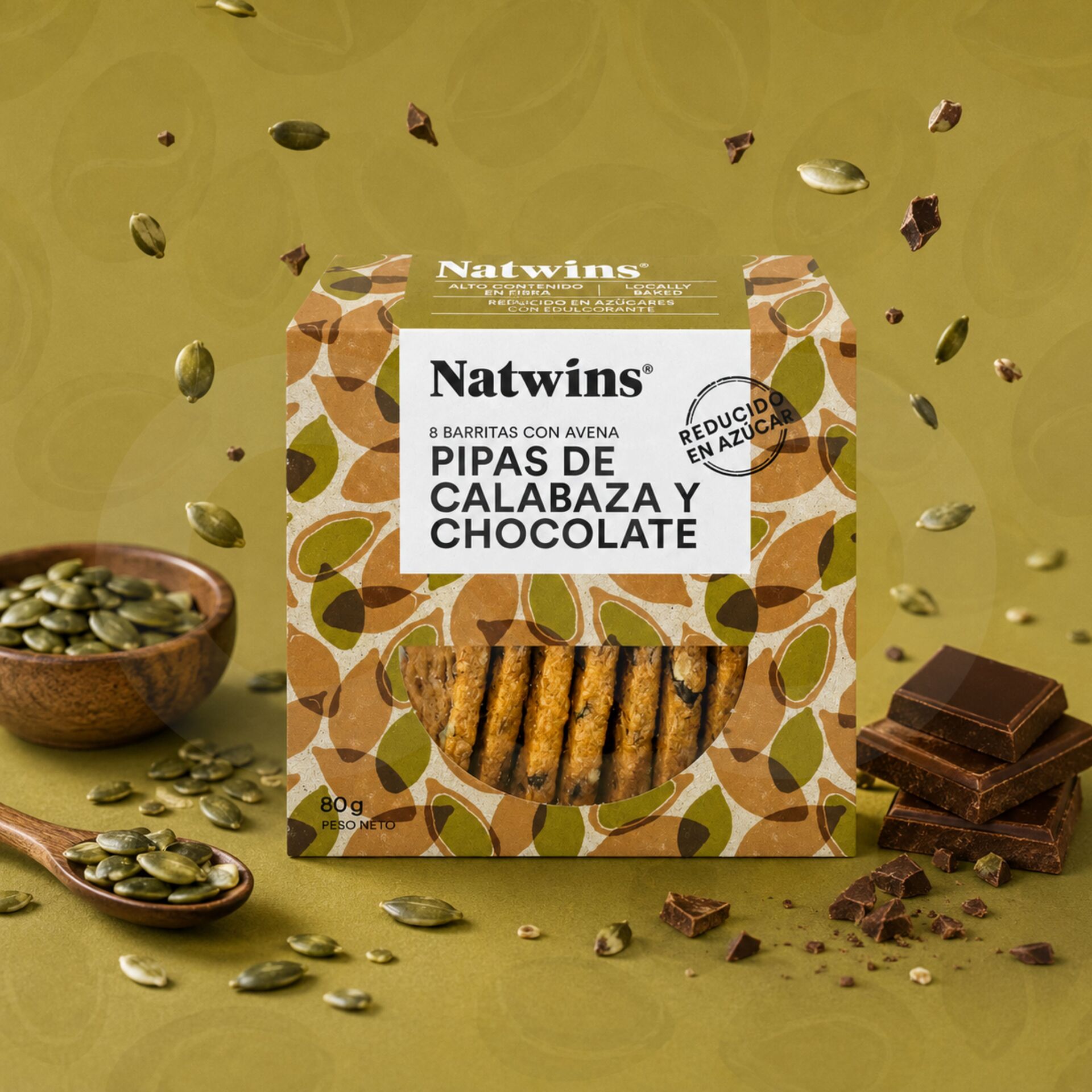 NATWINS® Keks Kürbis- Und Schokoladenkekse 8 Stk.