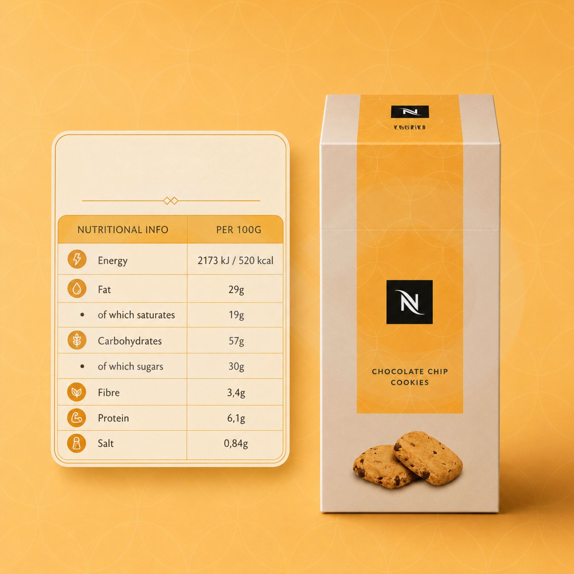 NESPRESSO® Biscuit Chocolate Chip Cookies 15 u.