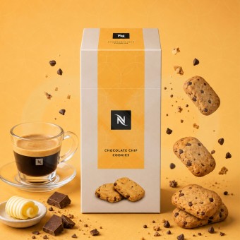 NESPRESSO� Bolacha Chocolate Chip Cookies 15 un.