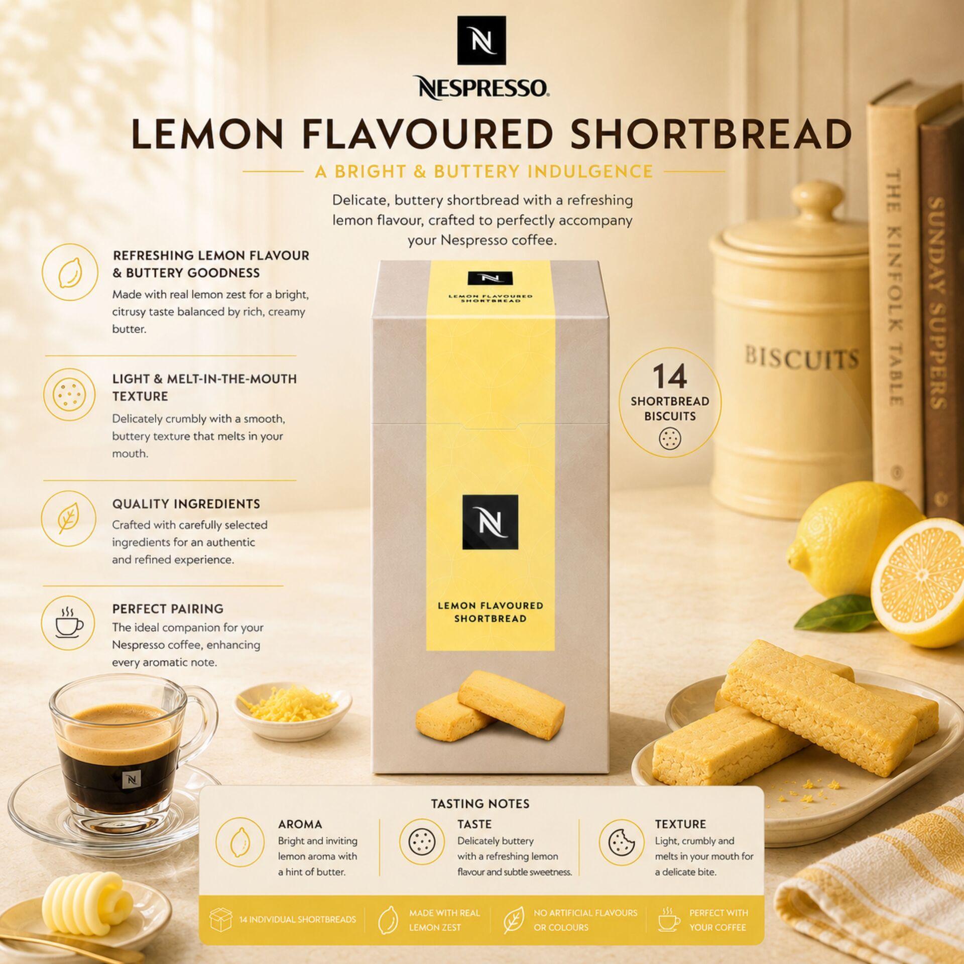NESPRESSO® Biscotto Petits Cakes Al Pistacchio 10 pz.
