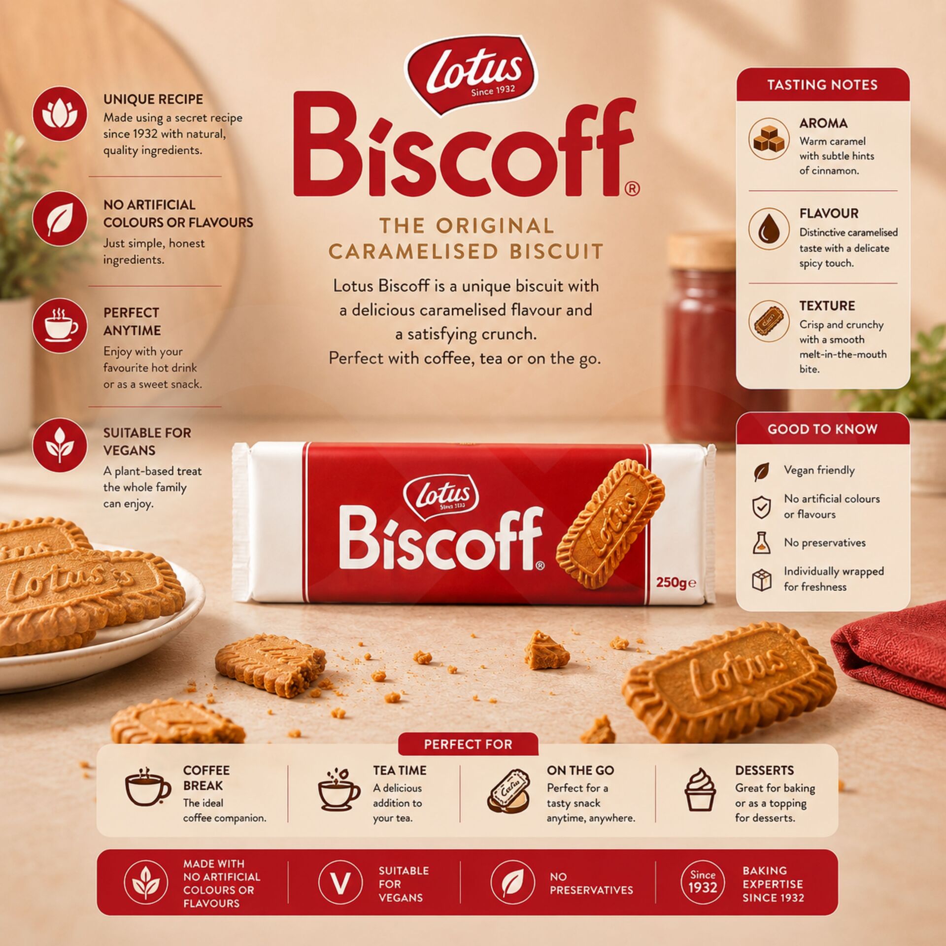 LOTUS BISCOFF® Bolacha 250g