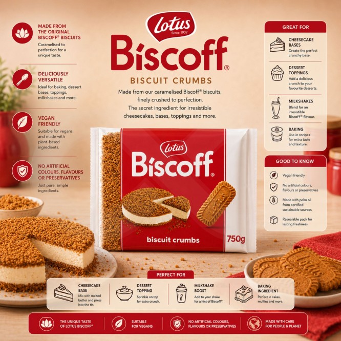 LOTUS BISCOFF� Koekje Verkruimelde 750g