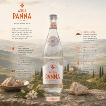 ACQUA PANNA® Água Mineral Natural 750ml