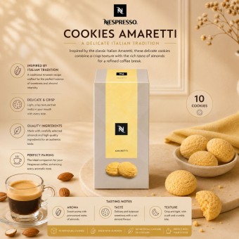NESPRESSO® Biscotto Amaretti 10 pz.