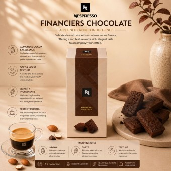 NESPRESSO® Keks Petits Cakes Schokoladenkekse 10 Stk.