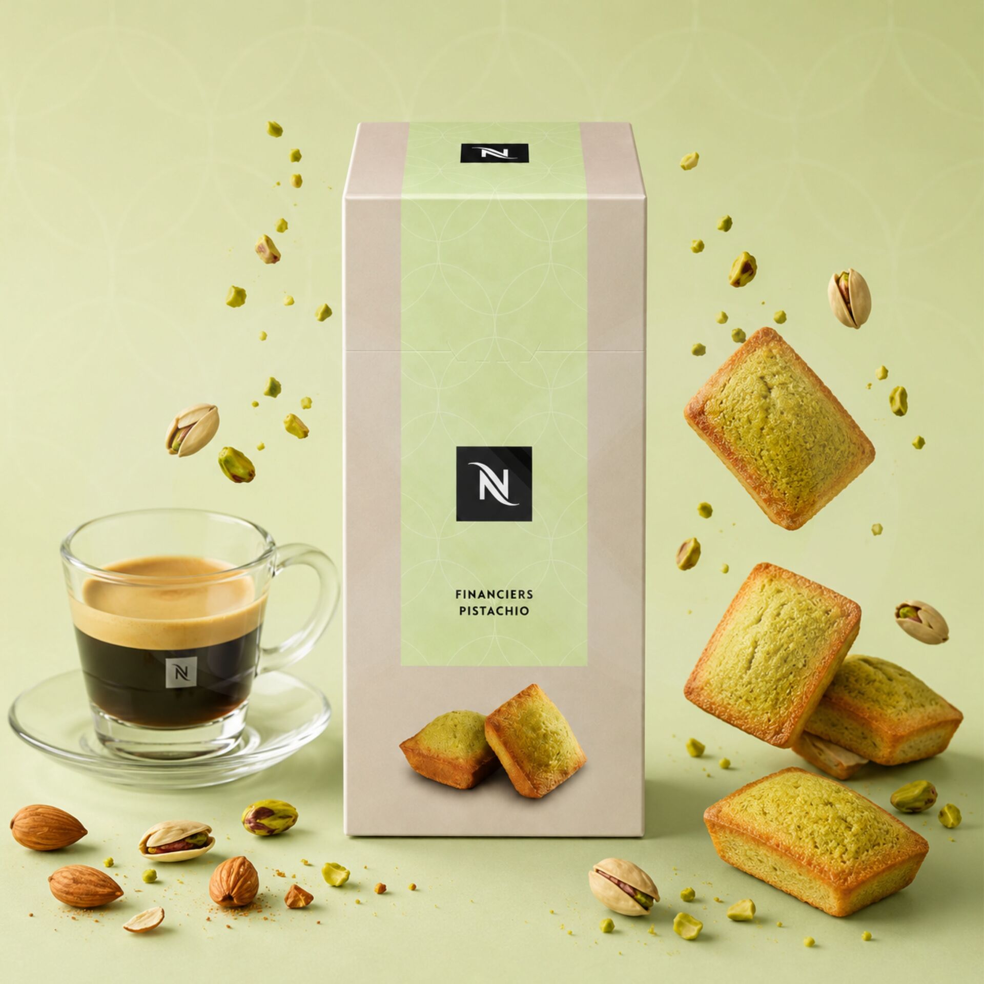 NESPRESSOŽ Cookies Pistachio Petits Cakes 10 un.