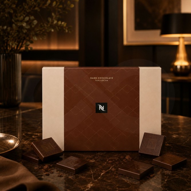 NESPRESSO® Dark Chocolate 70% 40 un.