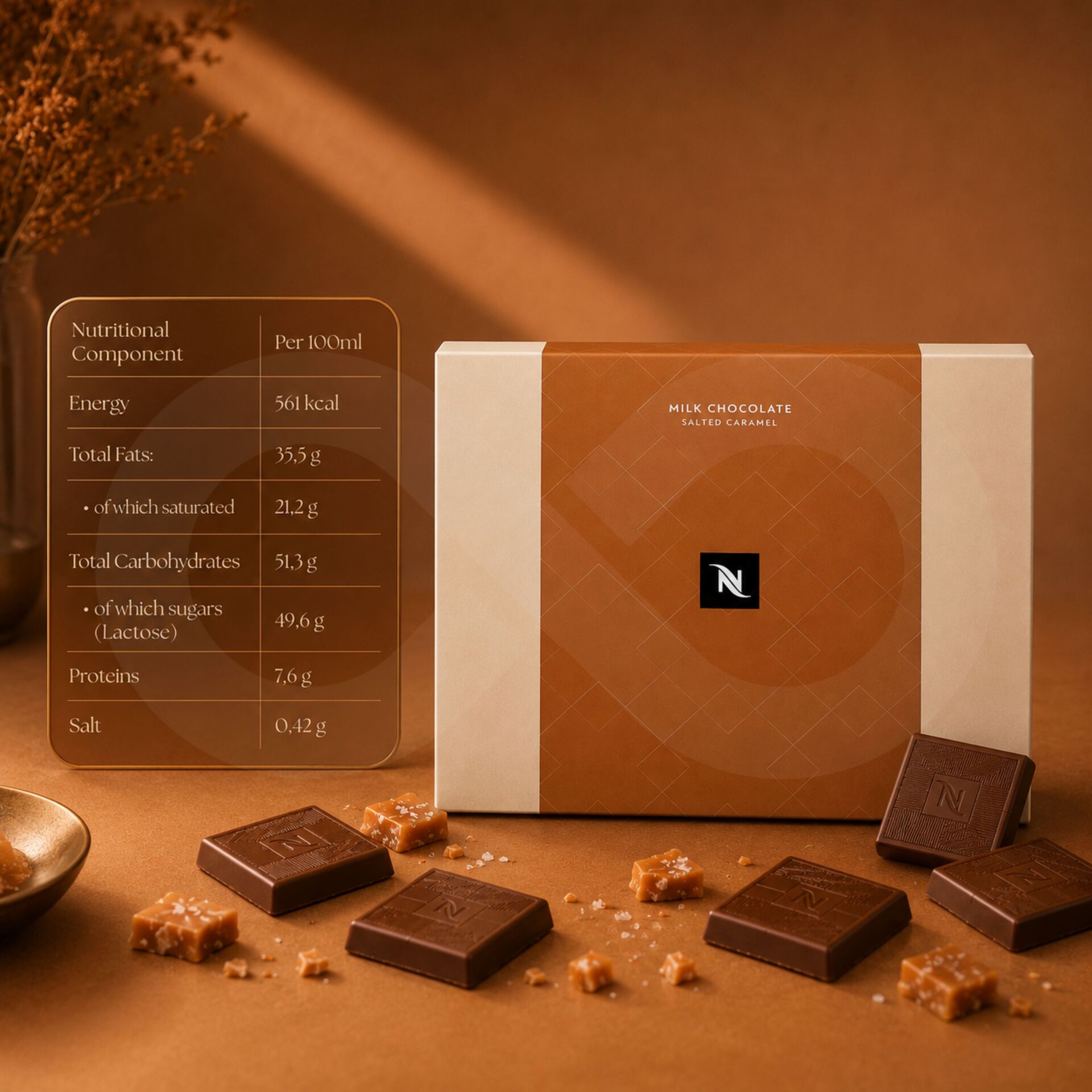 NESPRESSO® Milk Chocolate Salted Caramel 40 pz.