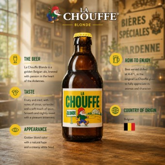 LA CHOUFFE� Bi�re Blonde 330ml