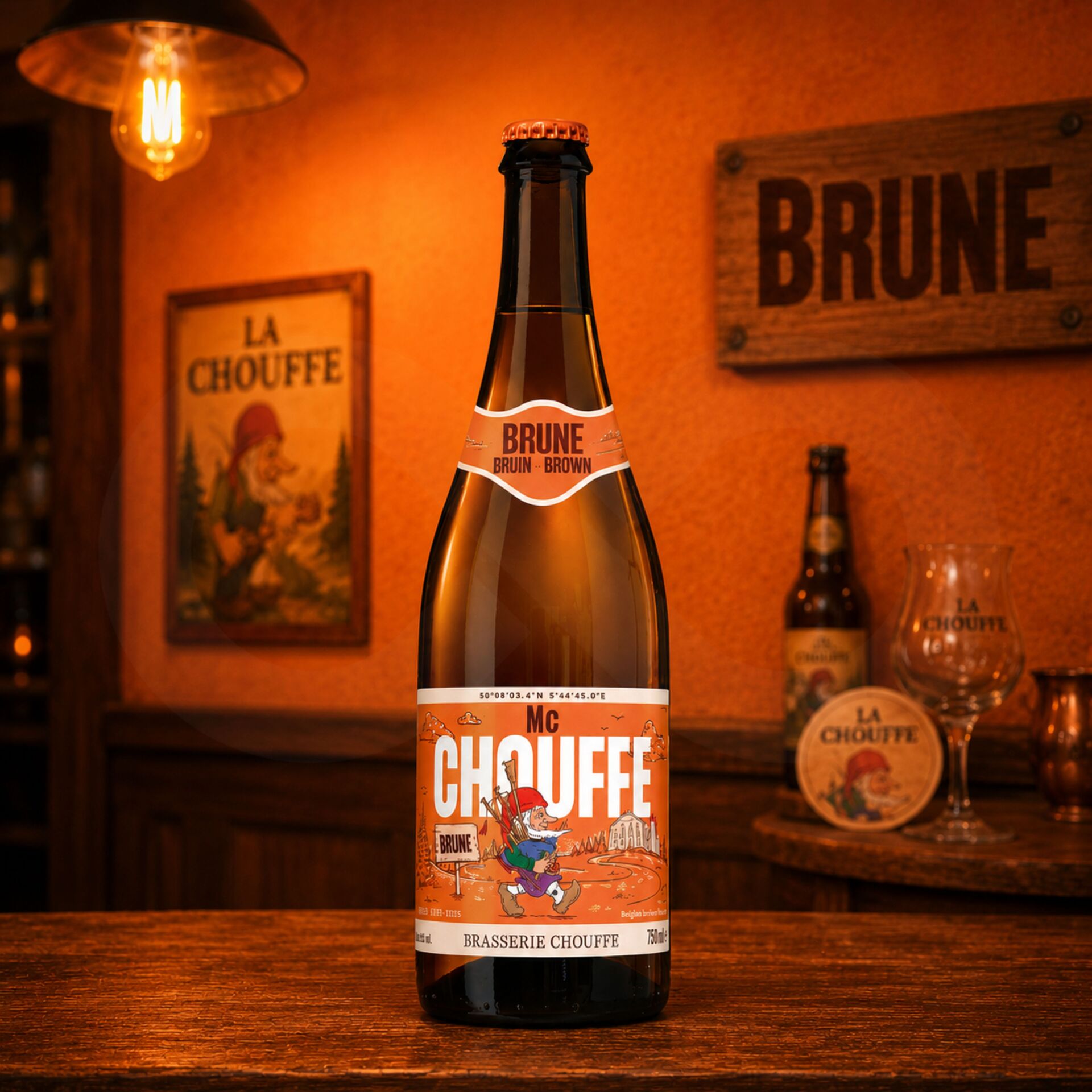 LA CHOUFFE® Bière Brune 750ml