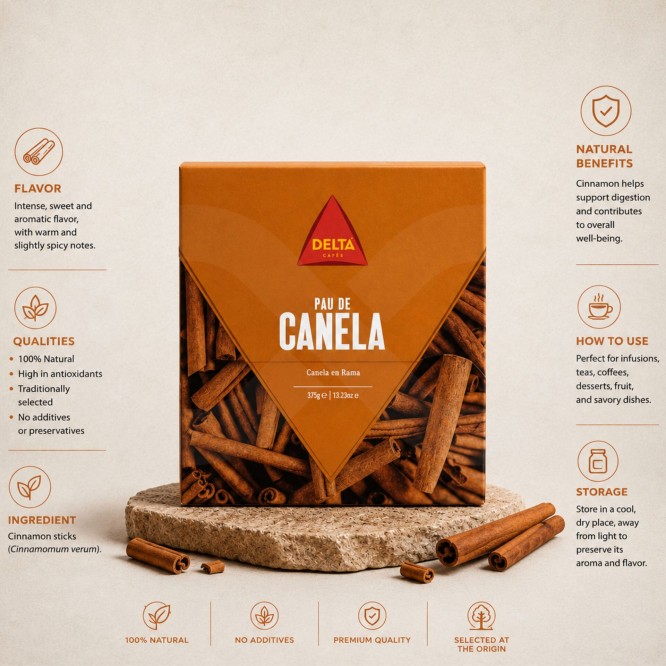 DELTA CAFÉS® Cinnamon Stick 375g