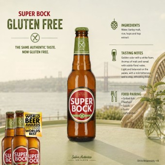 SUPER BOCK® Gluten Free 330ml