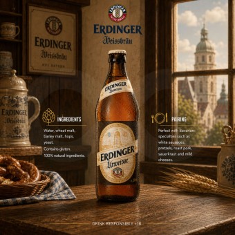 ERDINGER® Urweise Weissbier 500ml