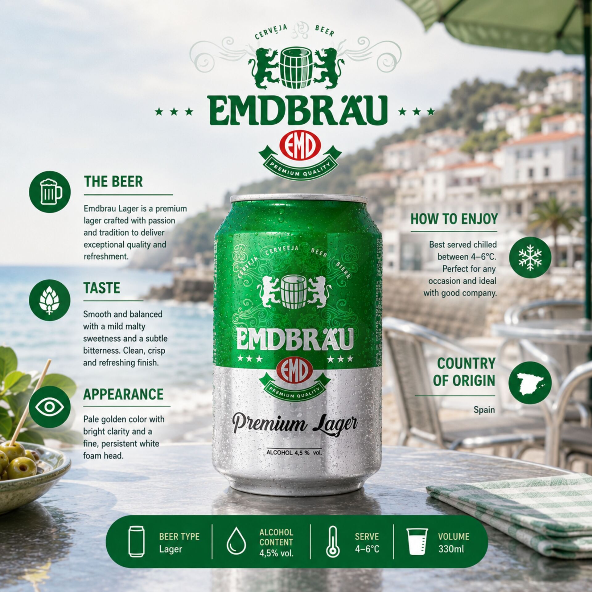 EMDBRAU® Lager 330ml