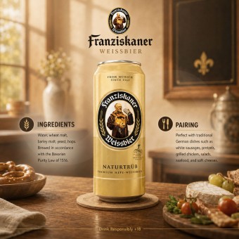 FRANZISKANER® Piwo Puszka 500 ml