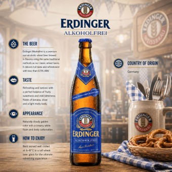 ERDINGER Alkoholfrei (Zero Alcool) 500ml