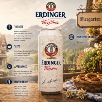 ERDINGER® Weibbier Bier 500ml