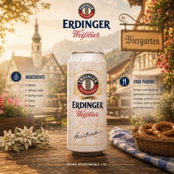 ERDINGER® Weibbier Bier 500ml