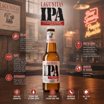 LAGUNITAS® Birra IPA 330ml