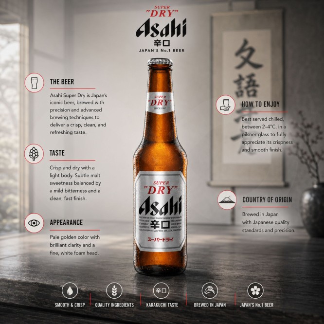 ASAHIŽ Super Dry Bier 330ml