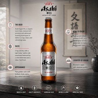 ASAHIŽ Super Dry Bier 330ml