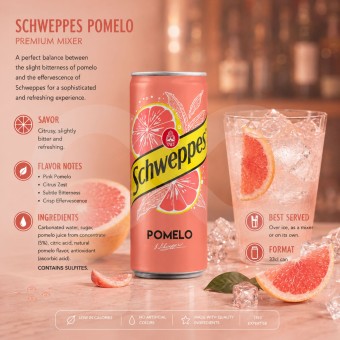 SCHWEPPES® Acqua Tonica Pompelmo 330ml