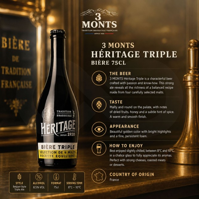 3 MONTS� H�ritage Triple 750ml