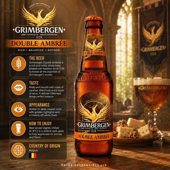 GRIMBERGEN® Birra Double Ambrée 330ml