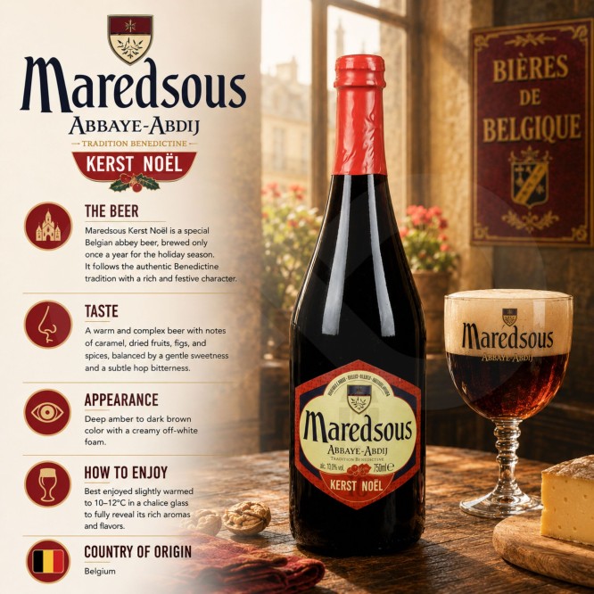 MAREDSOUS® Bier Kerstbier 750ml