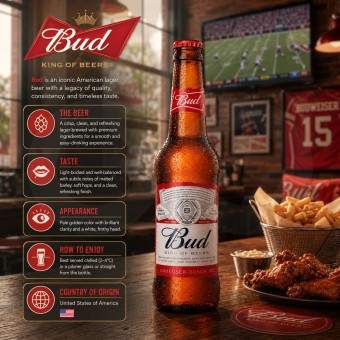 BUDWEISER� Cerveja 330ml