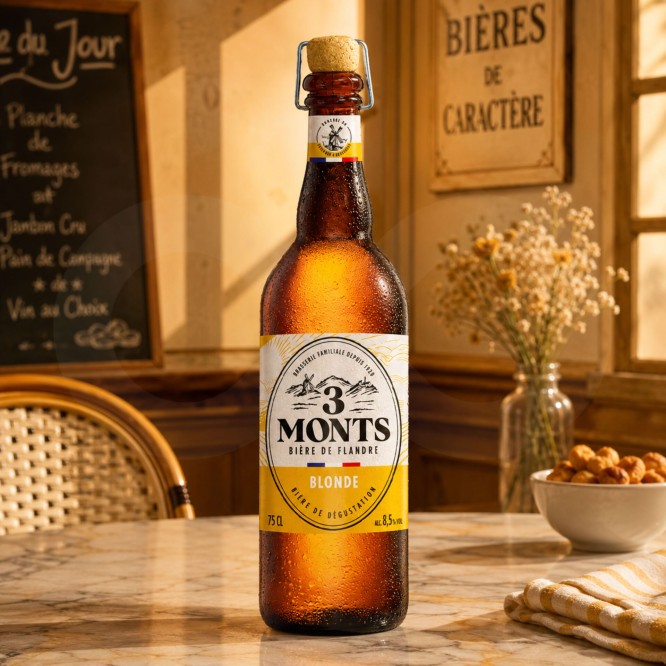 3 MONTSŪ Blonde Beer 750ml