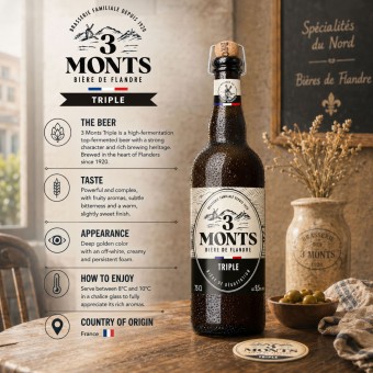 3 MONTS® Triple Bier 750ml