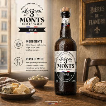 3 MONTS® Triple Bier 750ml