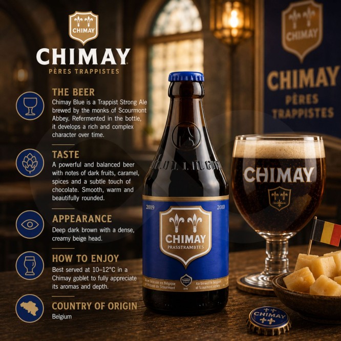 CHIMAY® Cerveja Blue 330ml