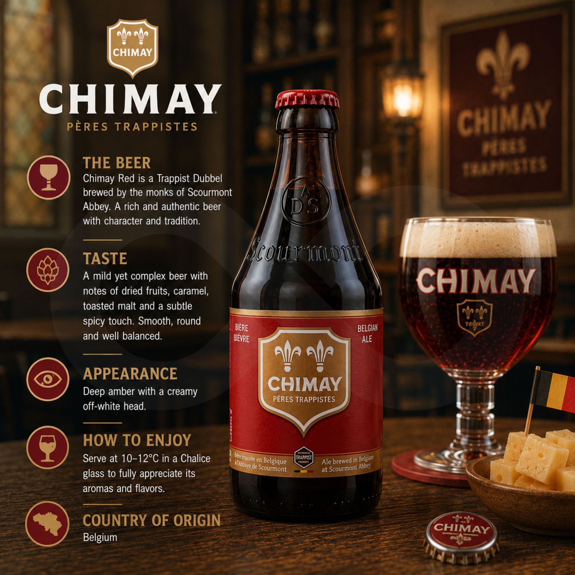 CHIMAY® Bière Red 330ml