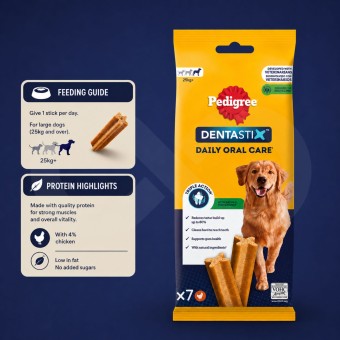 PEDIGREE® Dentastix für große Hunde 270g